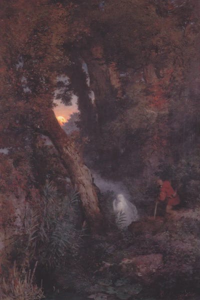 The Will-O'-The-Wisp by Arnold Böcklin canvas print