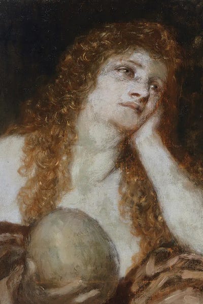 The Penitent Mary Magdalene (1873) by Arnold Böcklin canvas print