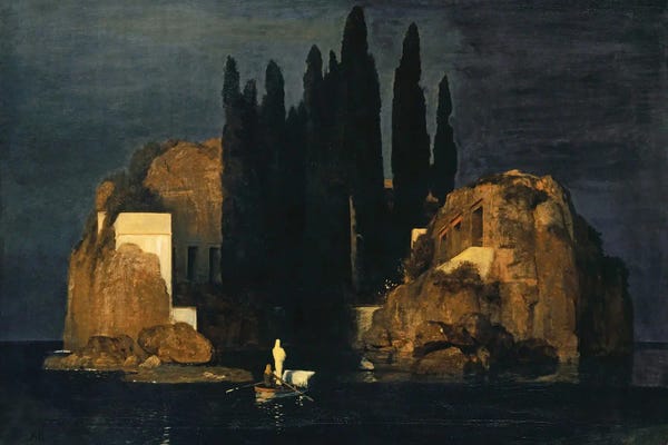 Trees: The Isle Of The Dead I (Basel, Kunstmuseum) by Arnold Böcklin