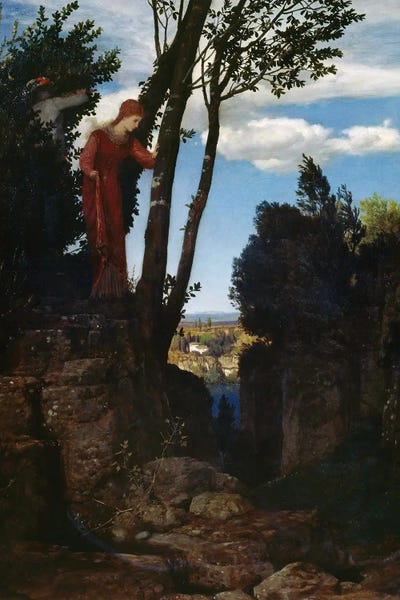 Arnold Böcklin: Honeymoon (1878) by Arnold Böcklin