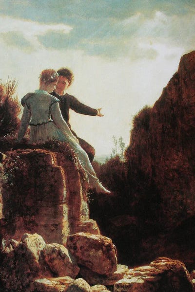 Arnold Böcklin: Honeymoon 1890 by Arnold Böcklin