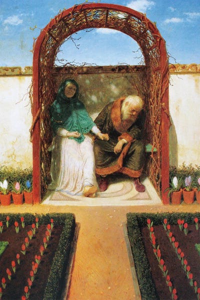 In The Gazebo 1891 by Arnold Böcklin canvas print