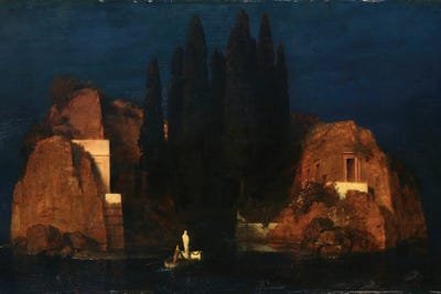 Island Of The Dead by Arnold Böcklin canvas print