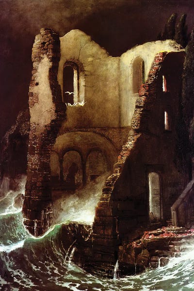 Chapel by Arnold Böcklin canvas print