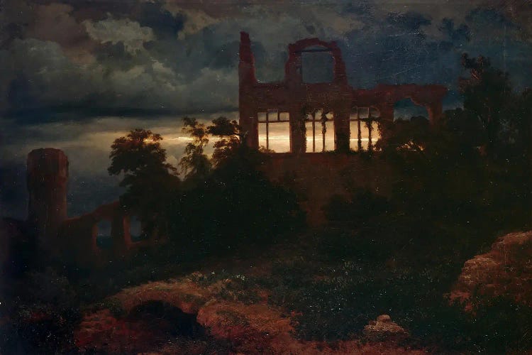 Landscape With Castle Ruins (1847)