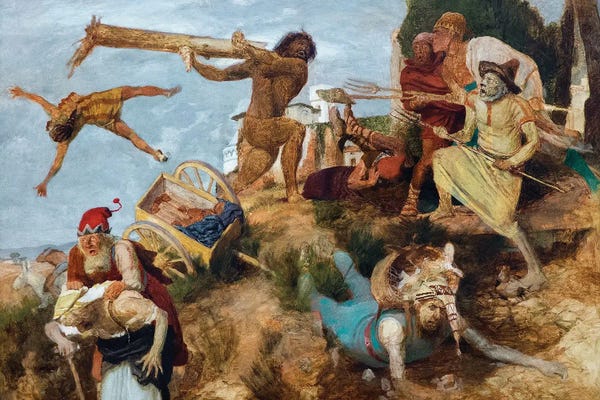 Arnold Böcklin: Orlando Furioso by Arnold Böcklin
