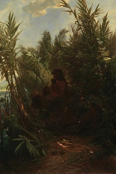 Romanticism: Pan In The Reeds (1857) by Arnold Böcklin