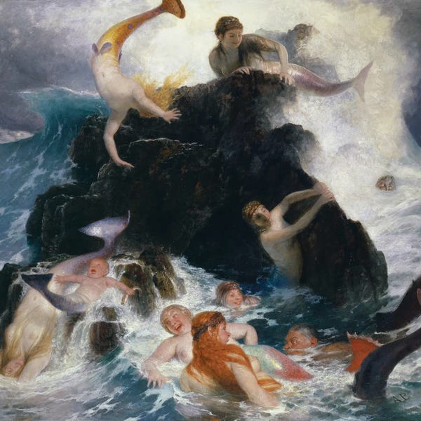 Romanticism: Play Of The Nereides by Arnold Böcklin