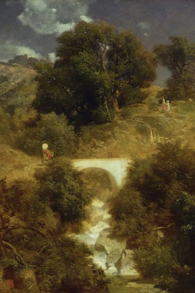 Roman Landscape With Bridge (1863)