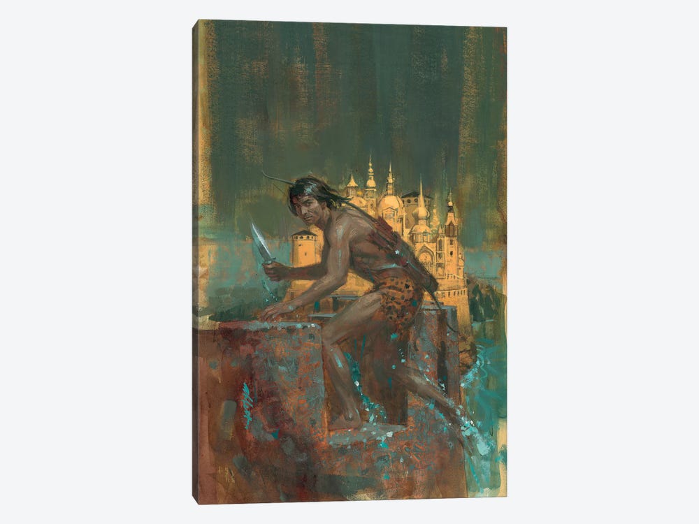 Tarzan® and the City of Gold by Robert Abbett 1-piece Canvas Artwork