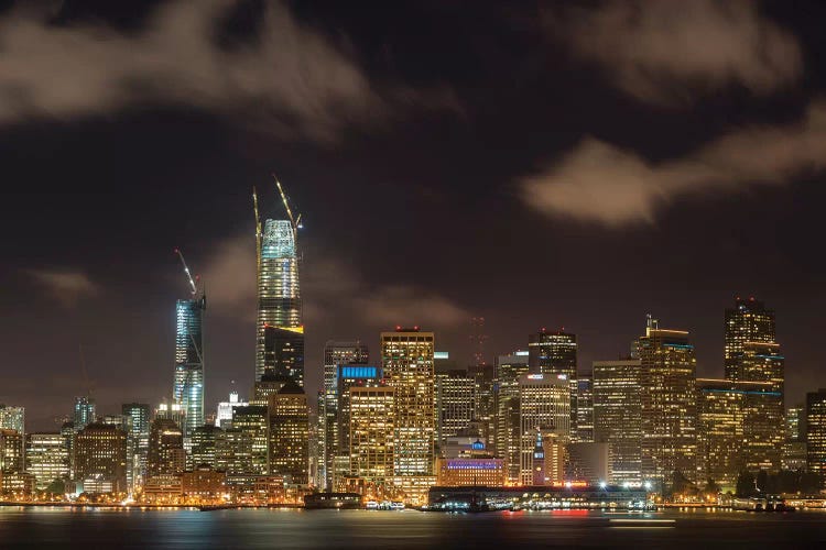 San Francisco Night Cityscape by Adam Burton wall art
