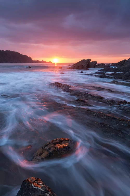 Sunset Seascape by Adam Burton wall art