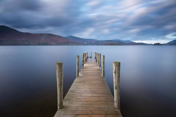 Calm: Derwentwater Jetty by Adam Burton