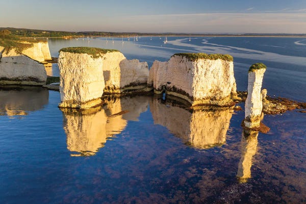 Adam Burton: Old Harry Rocks by Adam Burton