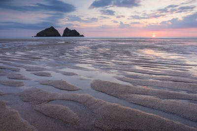 Island Sunset by Adam Burton multi panel art