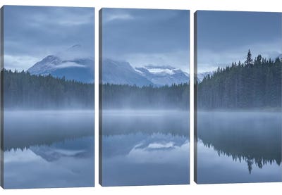 Herbert Lake I Canvas Art Print - 3-Piece Scenic & Landscape Art