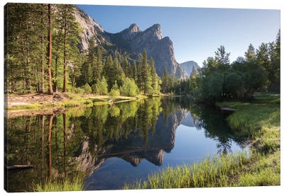 The Three Brothers Canvas Art Print - Yosemite National Park Art