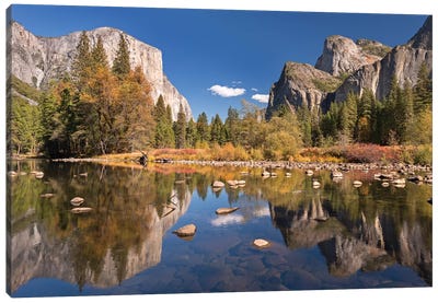 Valley View Canvas Art Print - Mountains Scenic Photography