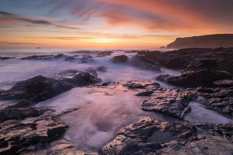 Cornish Sunset by Adam Burton wall art