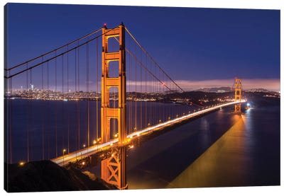 Golden Gate Bridge Canvas Art Print - Adam Burton