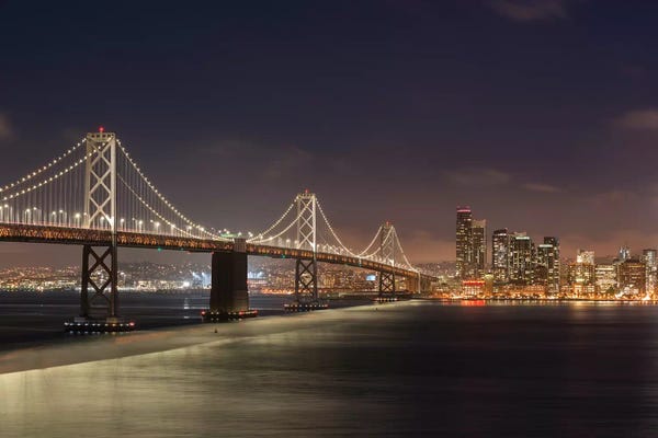 San Francisco Skylines: Oakland Bay Bridge II by Adam Burton