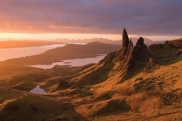 Mountain Sunrises & Sunsets: Old Man Of Storr by Adam Burton