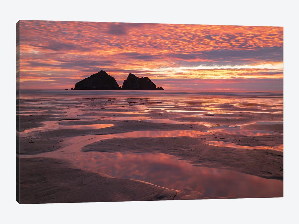 Poldark Sunset by Adam Burton 1-piece Canvas Artwork