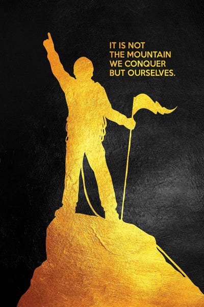 Conquer Yourself by Adrian Baldovino canvas print