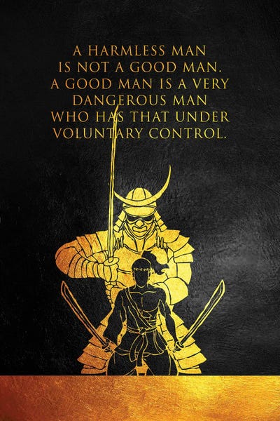 A Good Man - Samurai Motivation by Adrian Baldovino canvas print