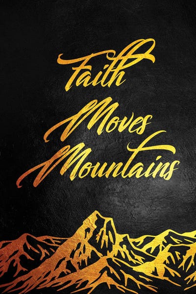 Faith Move Mountains II by Adrian Baldovino canvas print