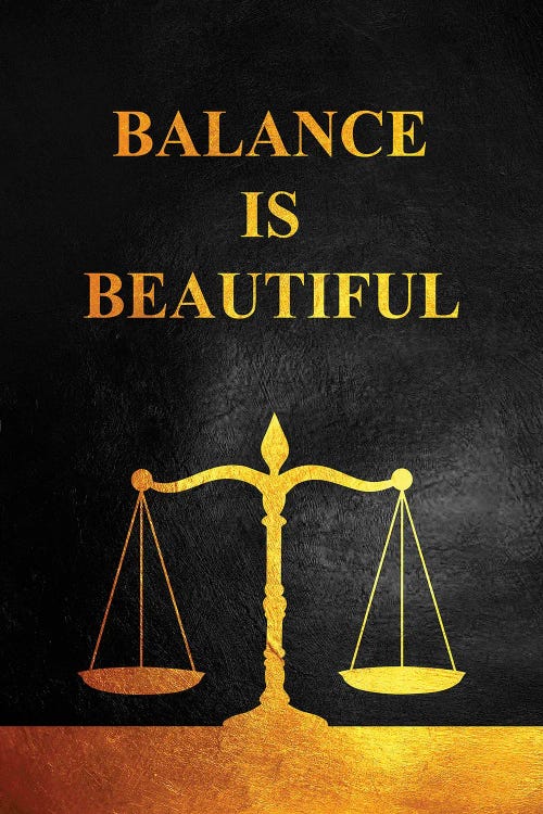 Balance Is Beautiful