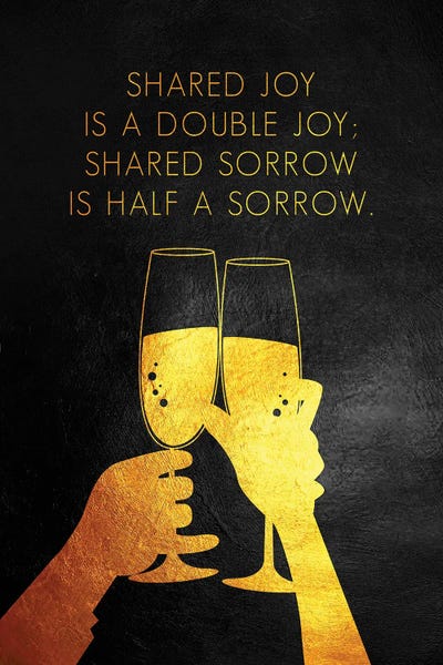 Share Your Joy And Sorrows by Adrian Baldovino canvas print