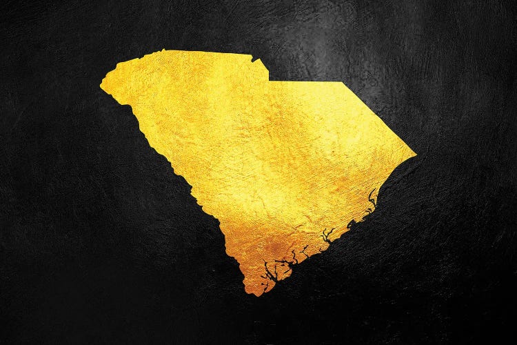 South Carolina Gold Map