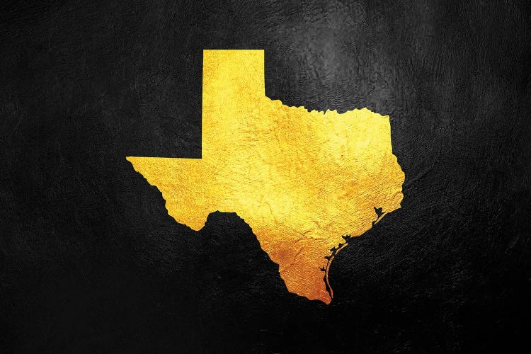 Texas Gold Map