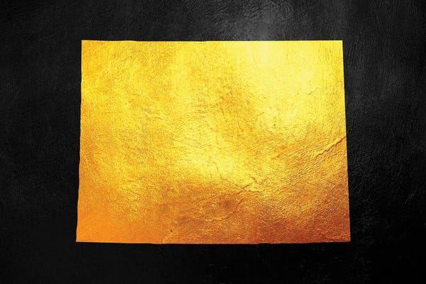 Wyoming: Wyoming Gold Map by Adrian Baldovino