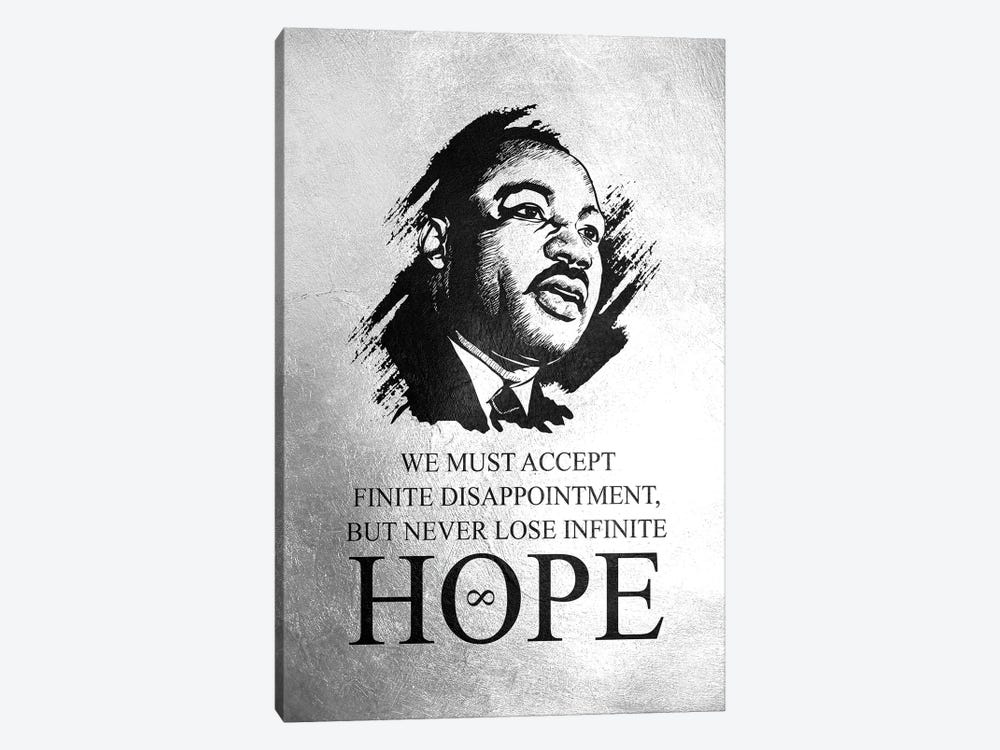 Martin Luther King Jr - Infinite Hope by Adrian Baldovino 1-piece Canvas Art