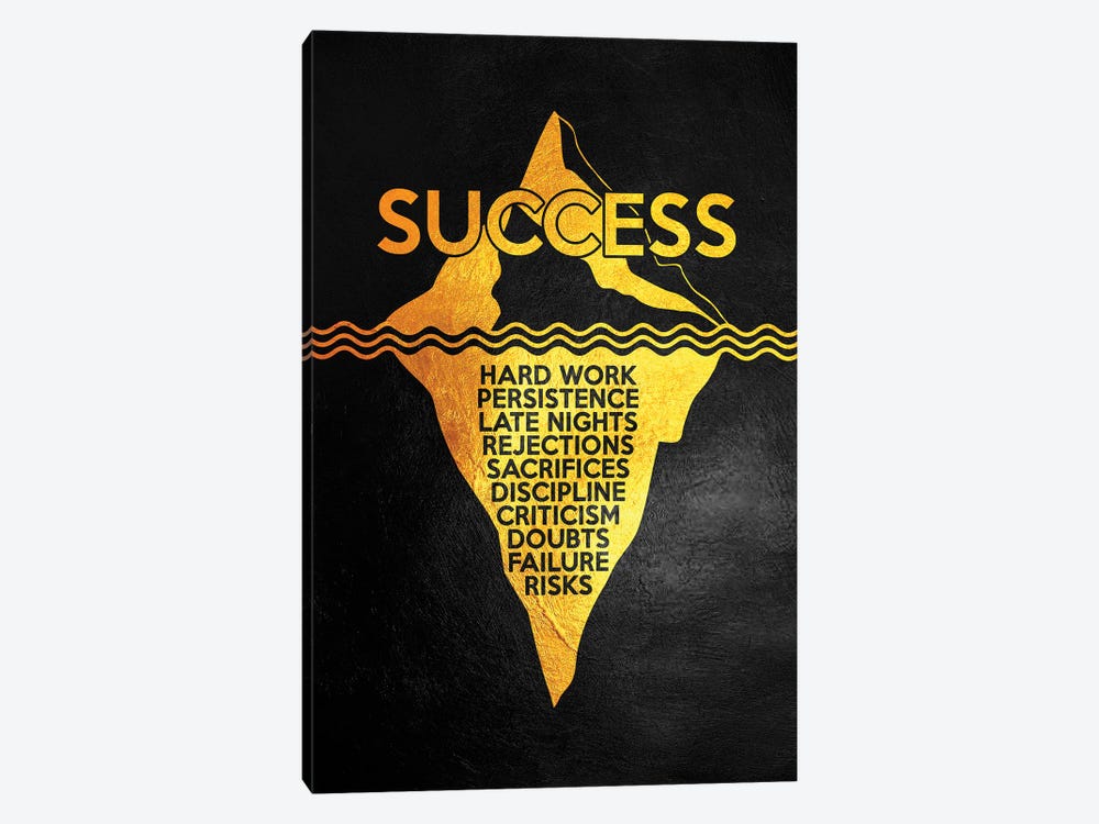 Success Iceberg by Adrian Baldovino 1-piece Art Print