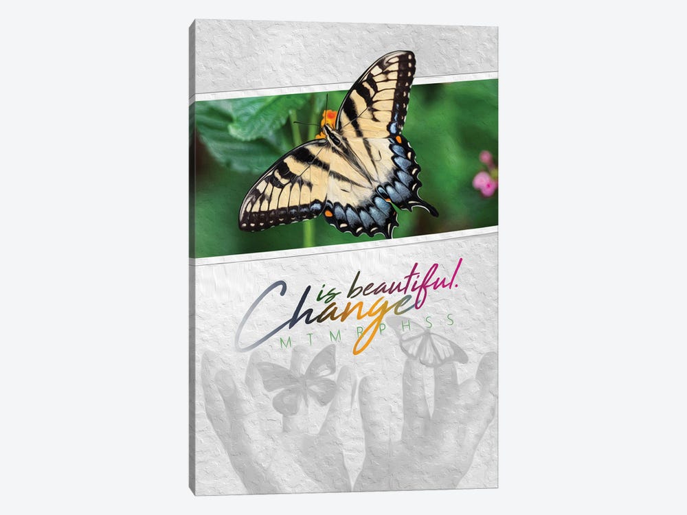 Change Is Beautiful Butterfly by Adrian Baldovino 1-piece Art Print
