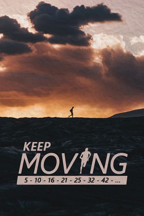Keep Moving by Adrian Baldovino wall art