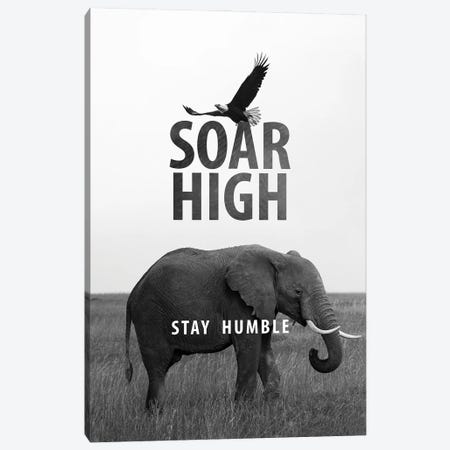 Soar High Stay Humble Canvas Print #ABV1146} by Adrian Baldovino Art Print