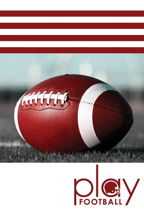 Play Football by Adrian Baldovino wall art