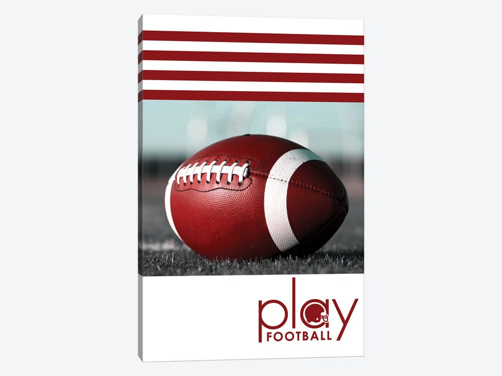 Play Football by Adrian Baldovino 1-piece Art Print