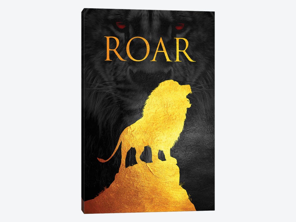 Roar Like A Lion by Adrian Baldovino 1-piece Canvas Art Print