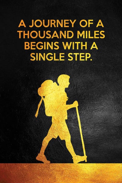 Just Take The First Step by Adrian Baldovino canvas print