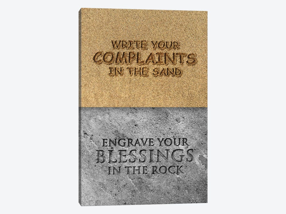 Engrave Your Blessings by Adrian Baldovino 1-piece Canvas Art Print