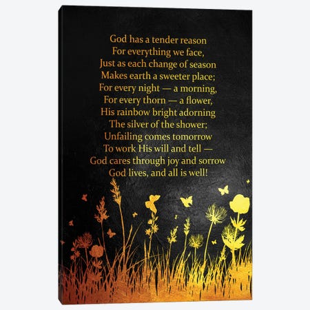 A Tender Reason All Is Well Canvas Print #ABV1273} by Adrian Baldovino Canvas Wall Art