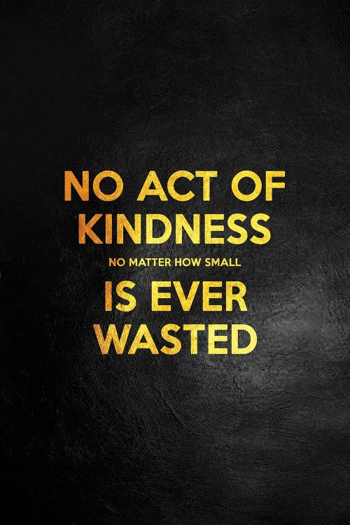 Kindness by Adrian Baldovino wall art