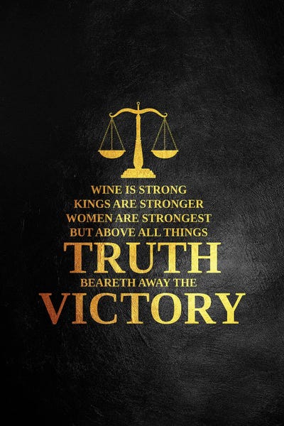 Truth Is Victory by Adrian Baldovino art print