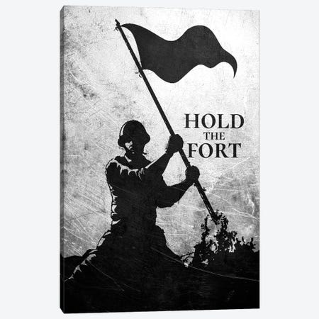 Hold The Fort - A Soldier's Creed Canvas Print #ABV1290} by Adrian Baldovino Canvas Wall Art
