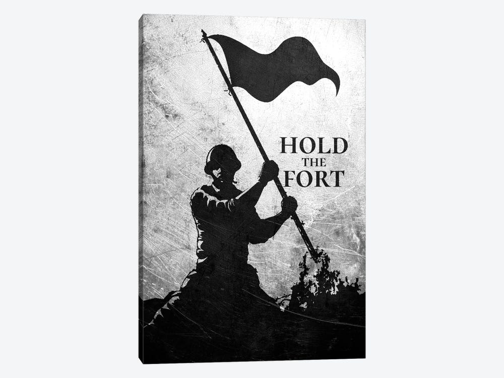 Hold The Fort - A Soldier's Creed by Adrian Baldovino 1-piece Canvas Print